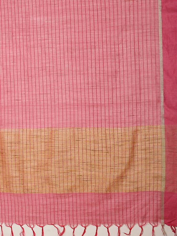 self design bhagalpuri saree with blouse - 17528284 - Zoom Image - 5
