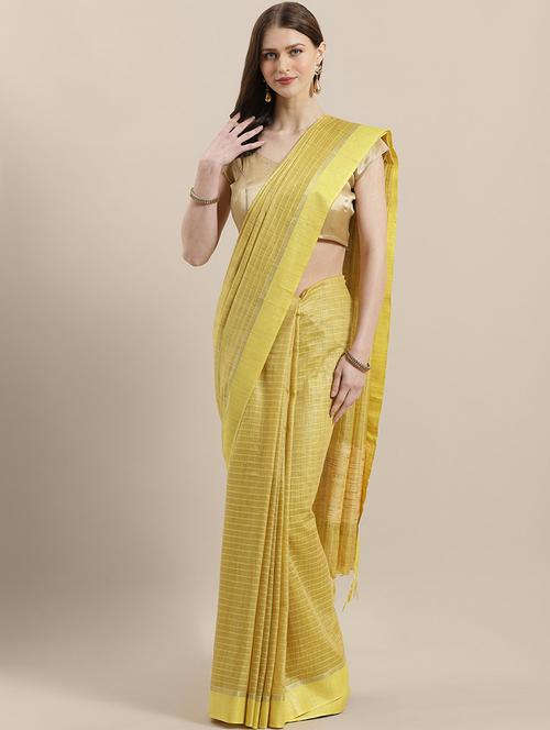 self design bhagalpuri saree with blouse - 17528285 - Standard Image - 1