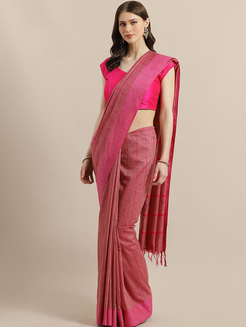 self design bhagalpuri saree with blouse - 17528286 - Zoom Image - 1