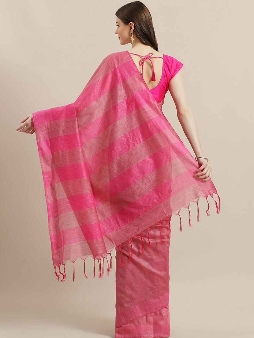 self design bhagalpuri saree with blouse - 17528288 - Zoom Image - 2