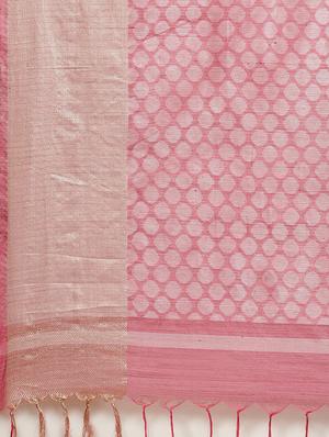 self design bhagalpuri saree with blouse - 17528300 - Standard Image - 5