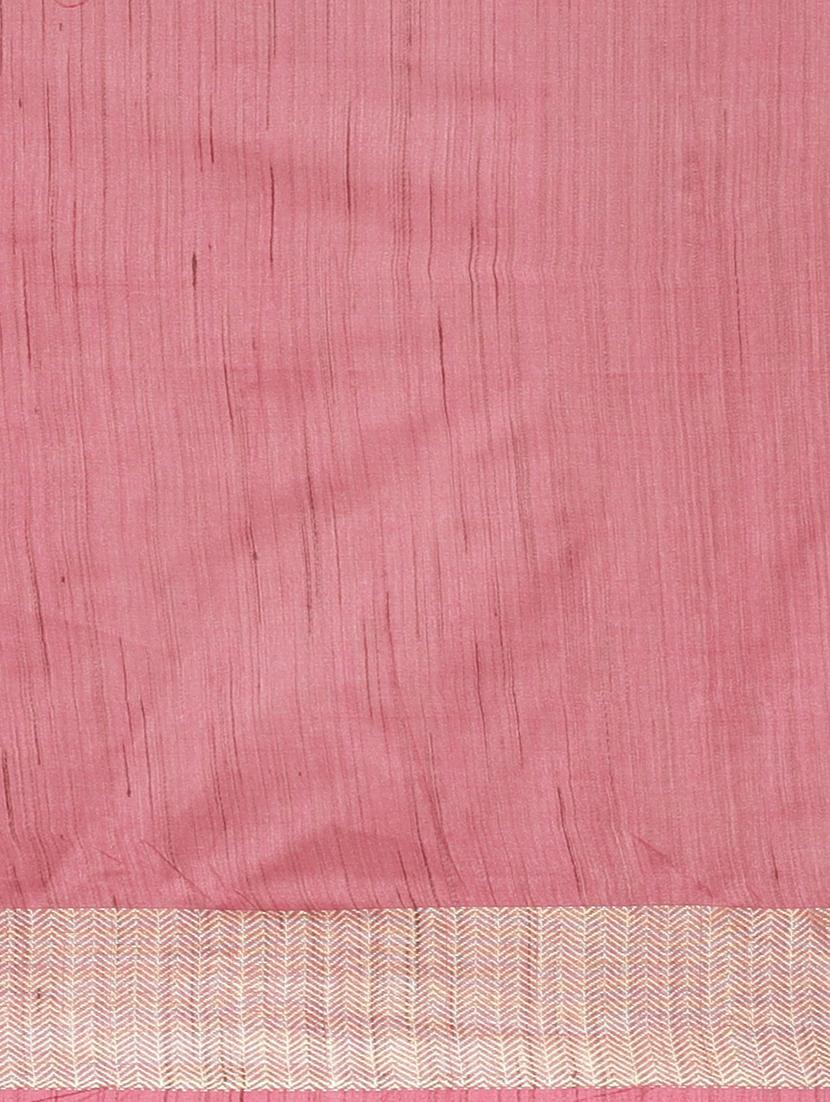 self design bhagalpuri saree with blouse - 17528300 - Zoom Image - 4