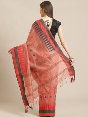 self design bhagalpuri saree with blouse - 17528312 - Standard Image - 2