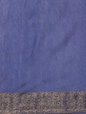 self design bhagalpuri saree with blouse - 17528337 - Standard Image - 4