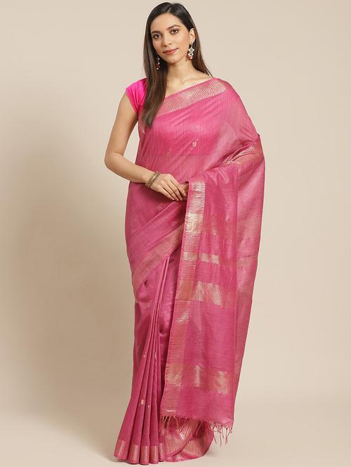 self design bhagalpuri saree with blouse - 17528369 - Very Small Image - 1