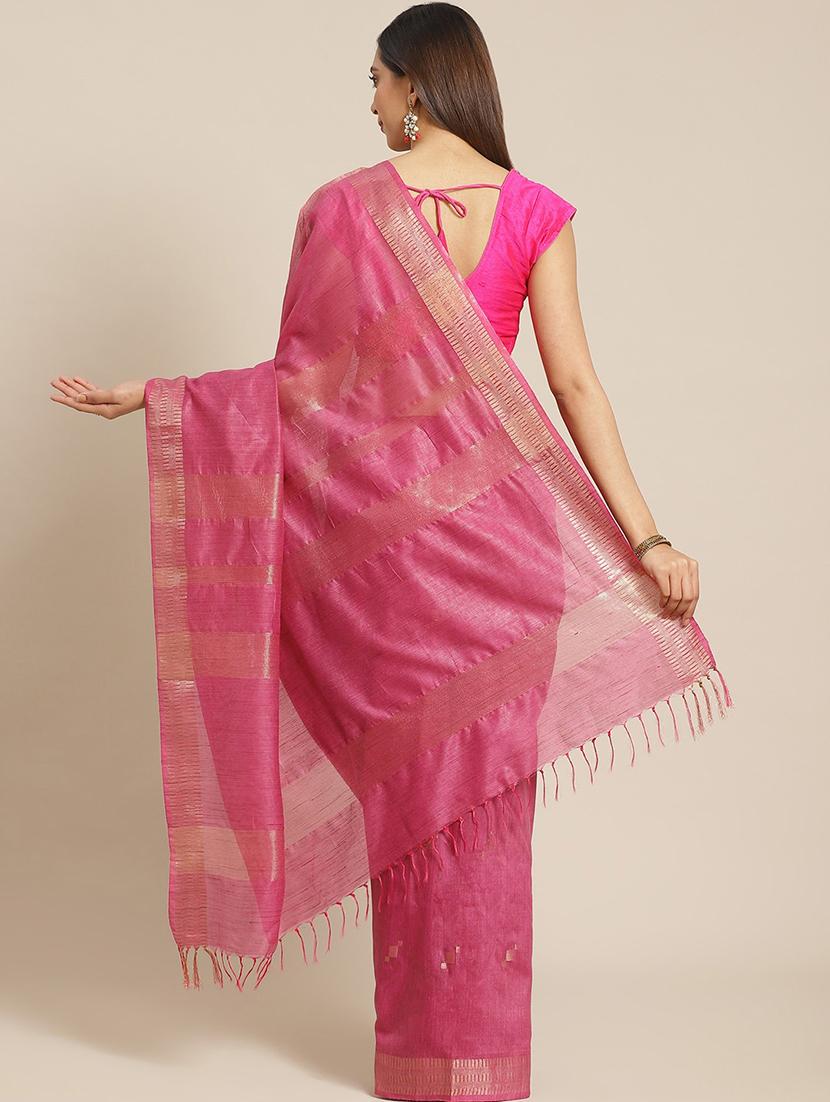 self design bhagalpuri saree with blouse - 17528369 - Zoom Image - 2