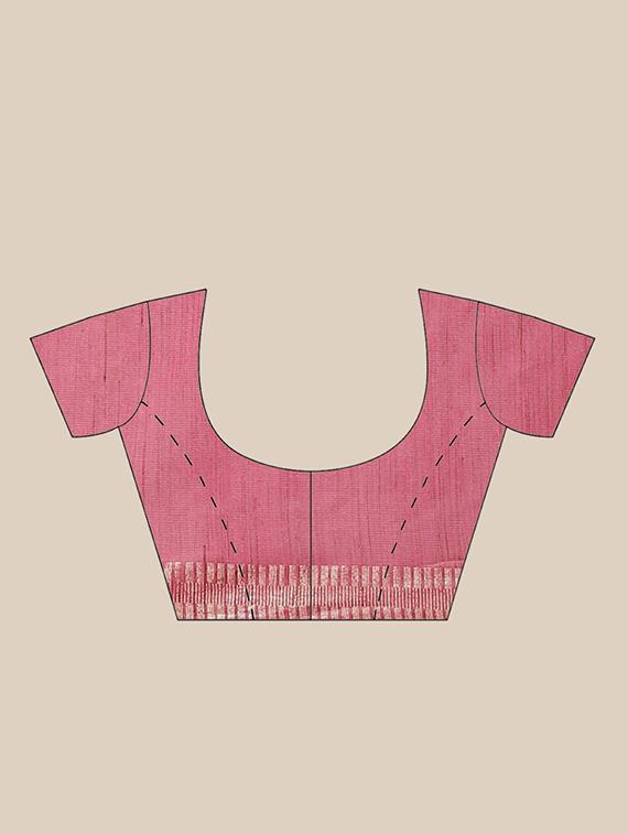 self design bhagalpuri saree with blouse - 17528369 - Zoom Image - 6