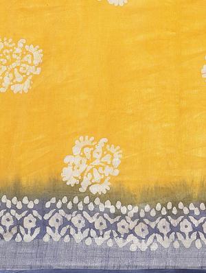 printed bhagalpuri saree with blouse - 17528376 - Standard Image - 3
