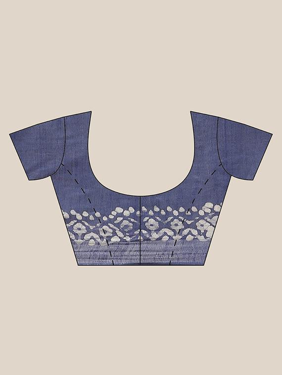 printed bhagalpuri saree with blouse - 17528376 - Zoom Image - 5