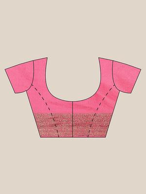 self design bhagalpuri saree with blouse - 17528395 - Standard Image - 5