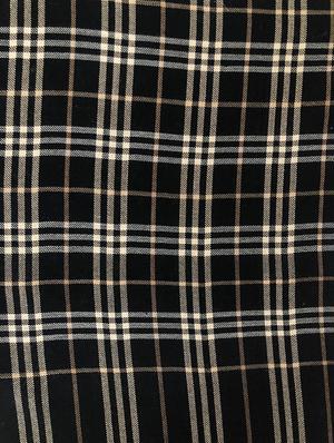 black checkered wool shawl - 17528462 - Standard Image - 3