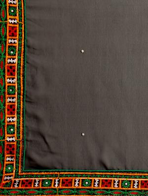 embroidered half and half saree with blouse - 17528573 - Standard Image - 4