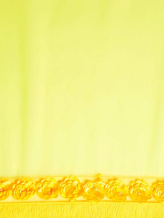 solid bordered saree with blouse - 17528597 - Zoom Image - 3