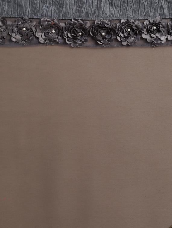 solid bordered saree with blouse - 17528599 - Zoom Image - 5