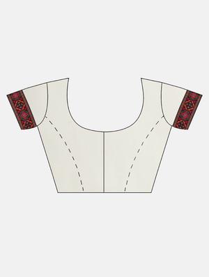 bandhani half and half saree with blouse - 17528617 - Standard Image - 3