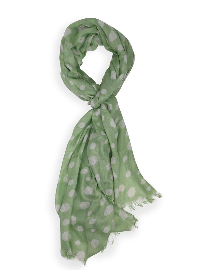green cotton scarf - 17528718 - Zoom Image - 2