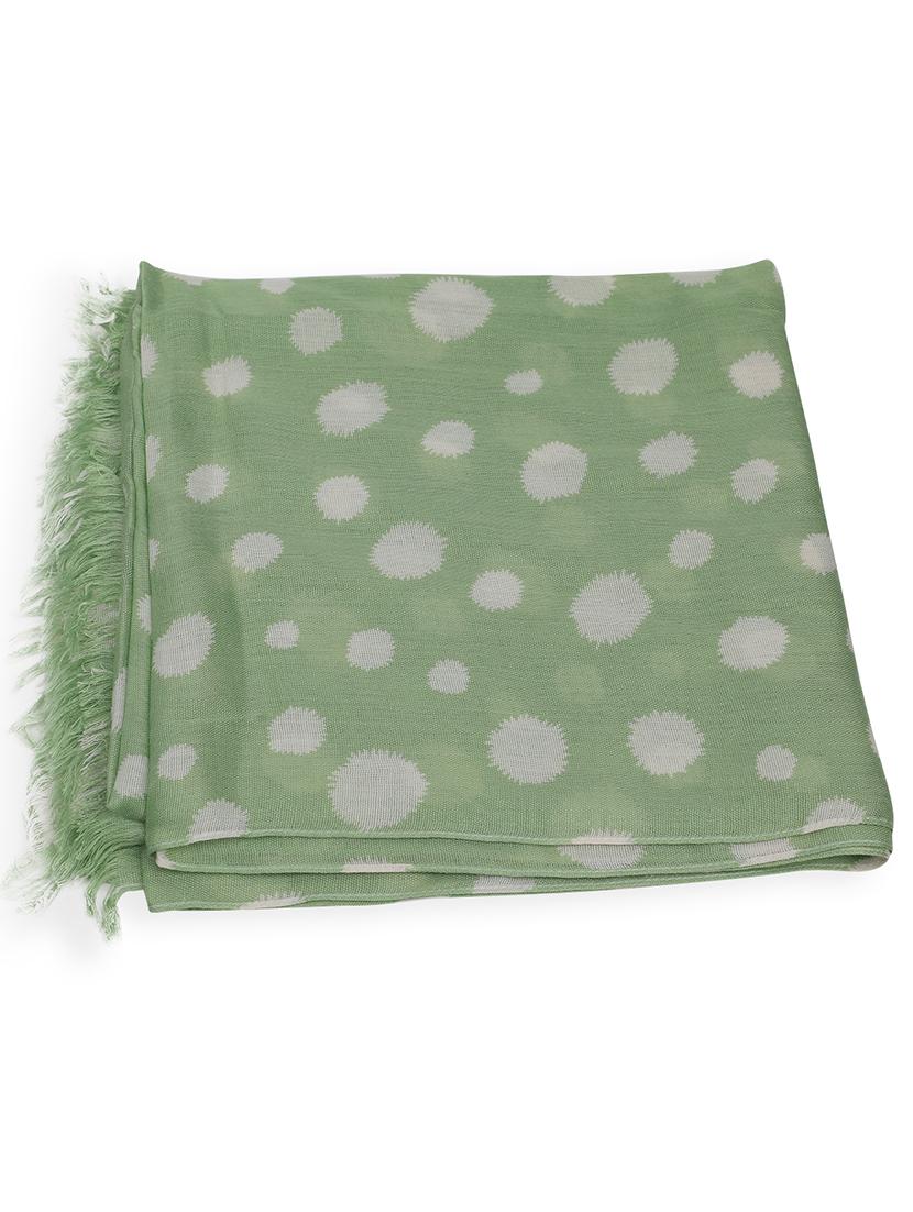 green cotton scarf - 17528718 - Zoom Image - 3