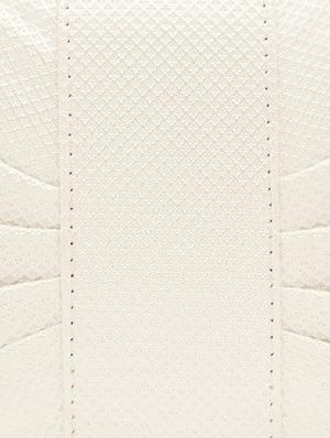 white leatherette (pu) box clutch - 17528746 - Standard Image - 4