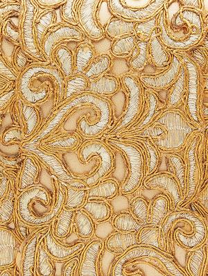 gold leatherette (pu) box clutch - 17528748 - Standard Image - 4