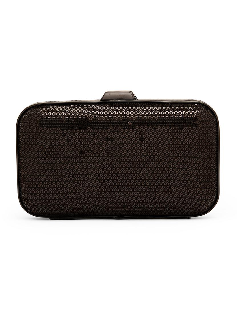 black shimmer box clutch - 17528751 - Zoom Image - 2