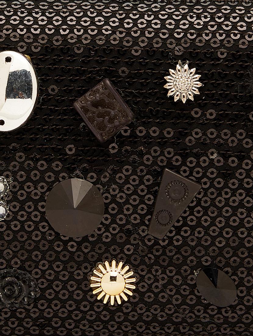black shimmer box clutch - 17528751 - Zoom Image - 4