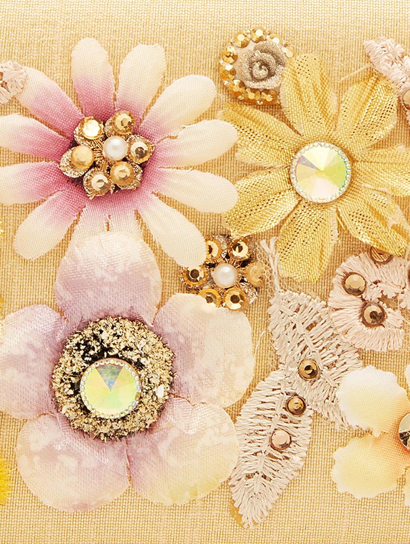 gold silk box clutch - 17528753 - Zoom Image - 4