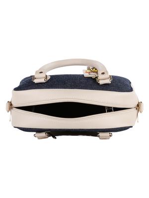 cream leatherette (pu) regular handbag - 17528845 - Standard Image - 3