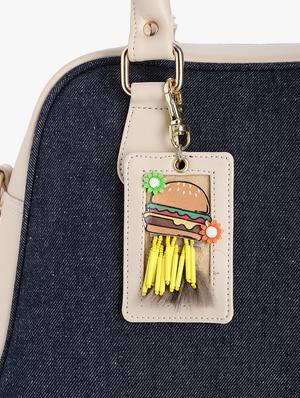 cream leatherette (pu) regular handbag - 17528845 - Standard Image - 4