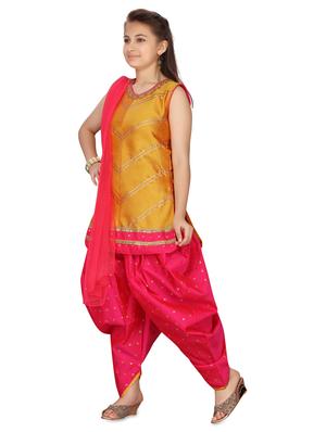 yellow silk blend suit set - 17529031 - Standard Image - 2