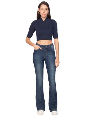 v-neck crop tee - 17529579 - Standard Image - 4