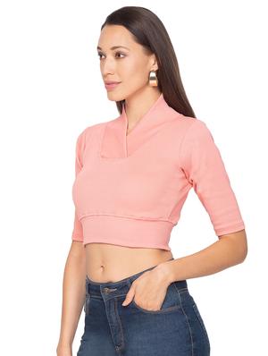 v-neck crop tee - 17529580 - Standard Image - 2