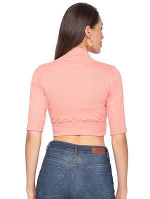 v-neck crop tee - 17529580 - Standard Image - 3
