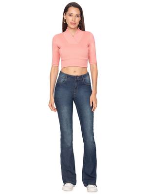 v-neck crop tee - 17529580 - Standard Image - 4