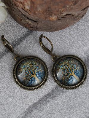 multi colored metal drop earring - 17530297 - Standard Image - 2