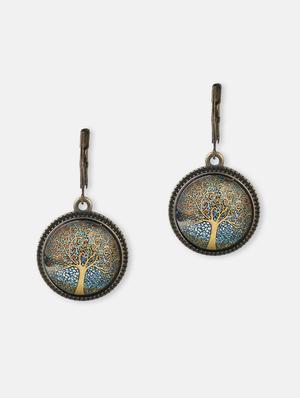 multi colored metal drop earring - 17530297 - Standard Image - 3
