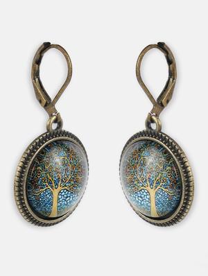multi colored metal drop earring - 17530297 - Standard Image - 4