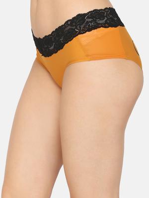 yellow cotton hipster panty - 17530363 - Standard Image - 2