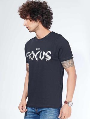 black printed t-shirt - 17530418 - Standard Image - 2