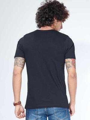 black printed t-shirt - 17530418 - Standard Image - 3