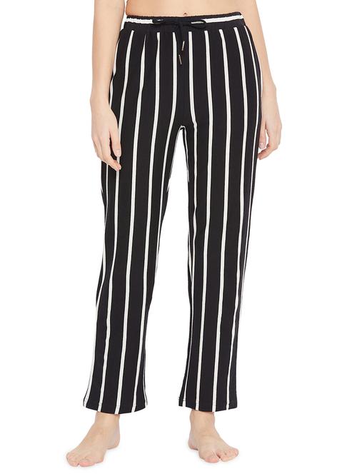 drawstring waist striped pajama - 17530615 - Standard Image - 1