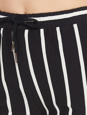drawstring waist striped pajama - 17530615 - Standard Image - 5