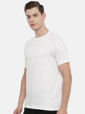 white solid raglan t-shirt - 17530880 - Standard Image - 2