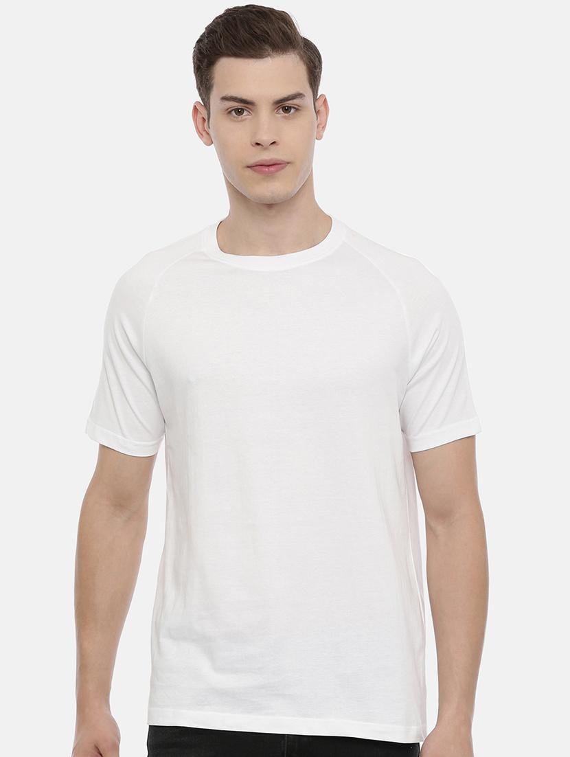 white solid raglan t-shirt - 17530880 - Zoom Image - 1
