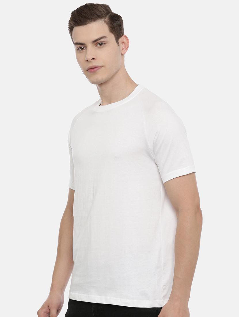 white solid raglan t-shirt - 17530880 - Zoom Image - 2