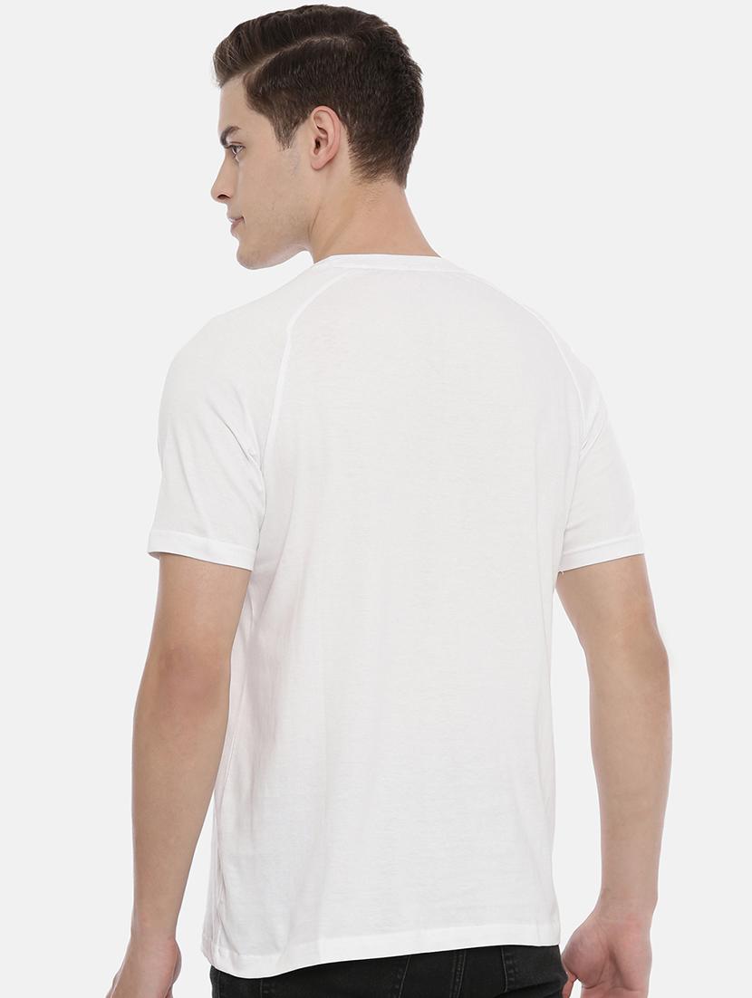 white solid raglan t-shirt - 17530880 - Zoom Image - 3