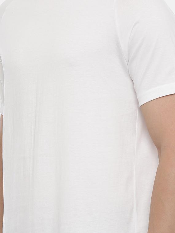 white solid raglan t-shirt - 17530880 - Zoom Image - 4