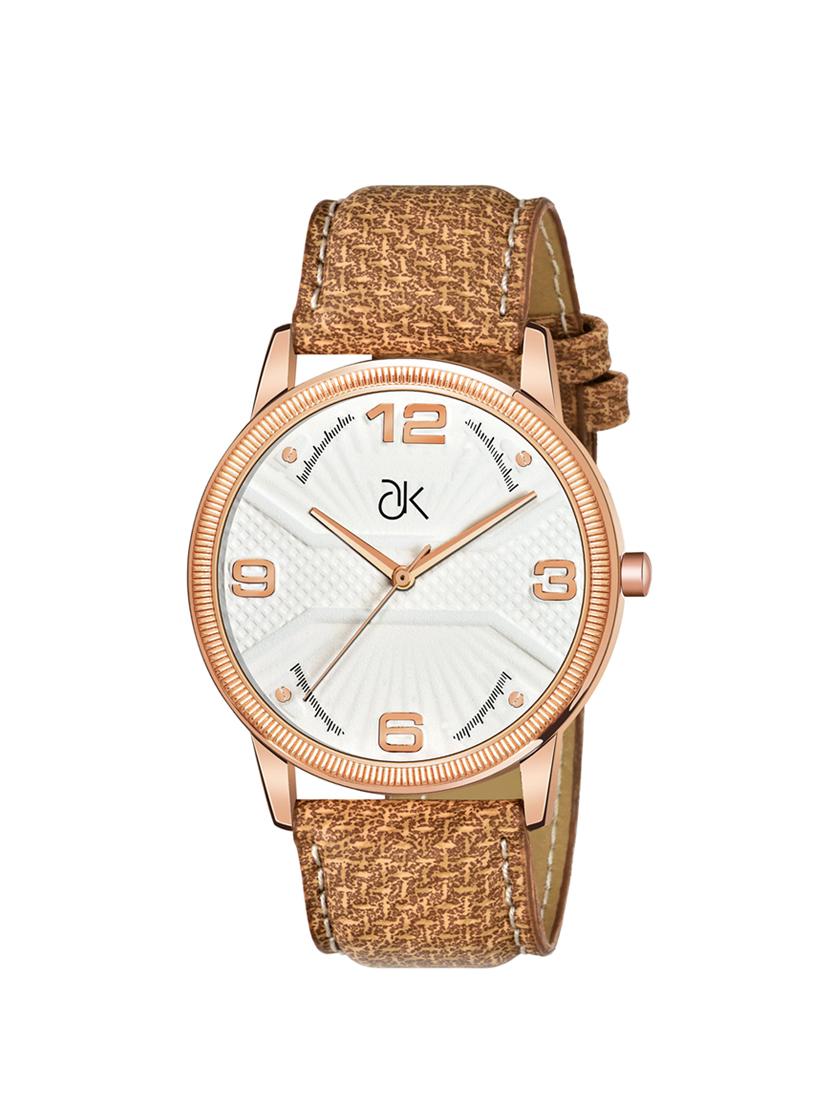 adk men leather belt white color dial watch for man -ad-47 - 17531017 - Zoom Image - 1