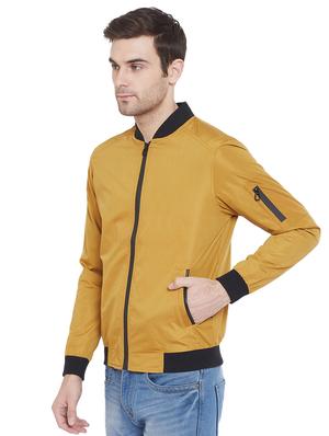 yellow solid bomber jacket - 17531139 - Standard Image - 2