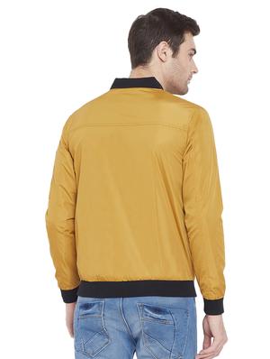 yellow solid bomber jacket - 17531139 - Standard Image - 3