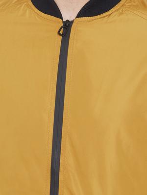 yellow solid bomber jacket - 17531139 - Standard Image - 5